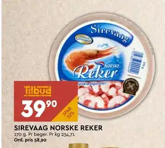 Coop Mega Sirevaag norske reker tilbud