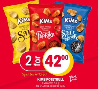 Coop Extra Kims potetgull tilbud
