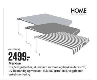 Europris Markise tilbud