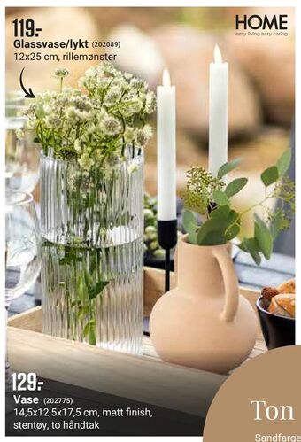 Europris Vase tilbud