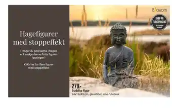 Europris Buddha figur tilbud