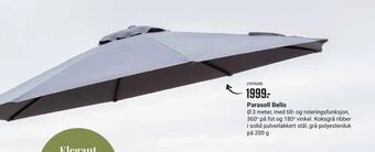 Europris Parasoll Bello tilbud