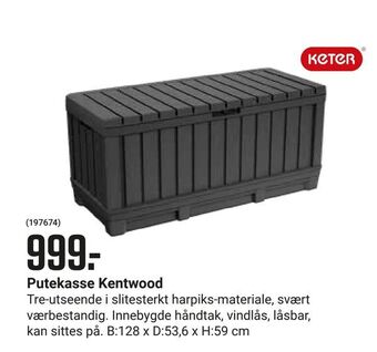 Europris Putekasse Kentwood tilbud