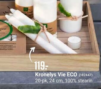 Europris Kronelys Vie ECO tilbud