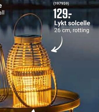 Europris Lykt solcelle tilbud