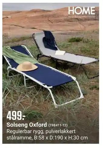 Europris Solseng Oxford tilbud