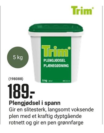 Europris Plengjødsel i spann tilbud