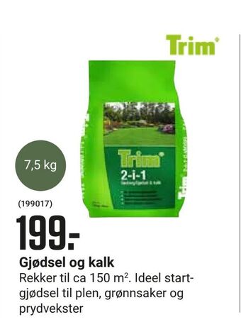 Europris Gjødsel og kalk tilbud