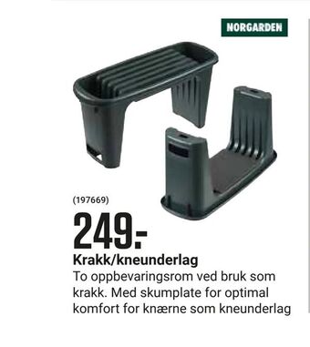 Krakk/kneunderlag