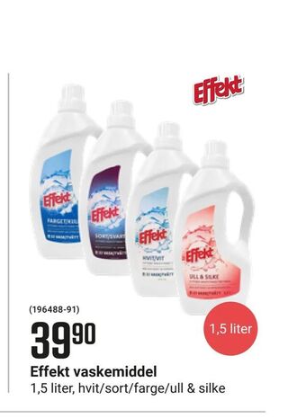 Europris Effekt vaskemiddel tilbud