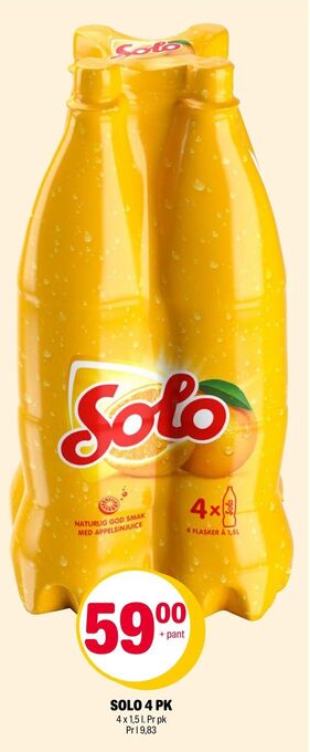 Coop Extra Solo 4 pk tilbud