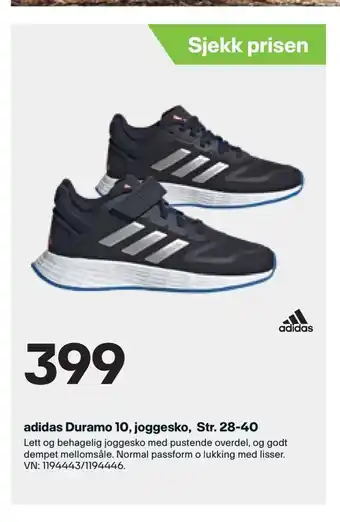 XXL Sport adidas Duramo 10, joggesko, Str. 28-40 tilbud