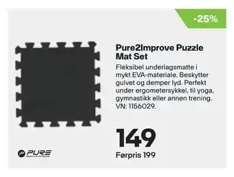 XXL Sport Pure2Improve Puzzle Mat Set tilbud