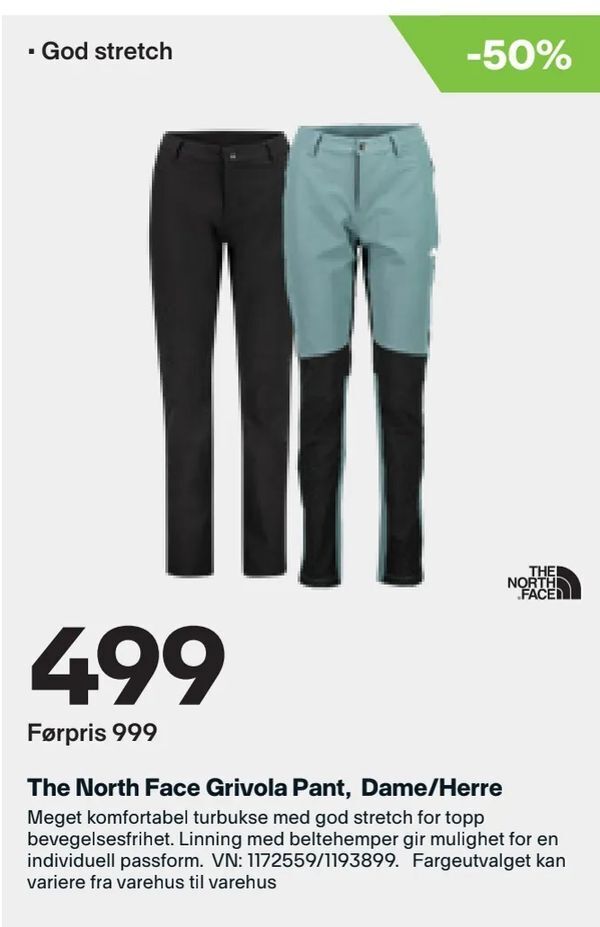 the north face turbukse dame