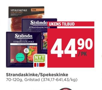 Meny Grilstad pålegg tilbud