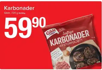 Spar Gilde karbonader tilbud