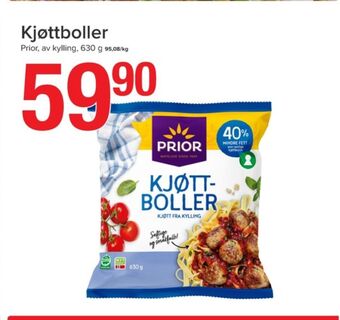 Spar Prior kjøttboller tilbud