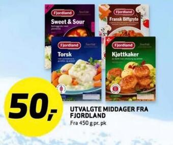 Bunnpris Fjordland ferdigretter tilbud