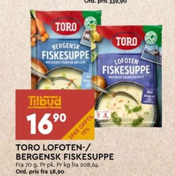 Coop Mega Toro suppe tilbud