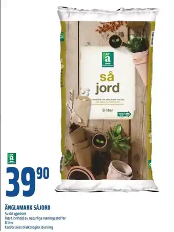 Coop Obs Änglamark blomsterjord tilbud