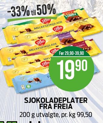 Kiwi Kvikk lunsj sjokoladeplate tilbud