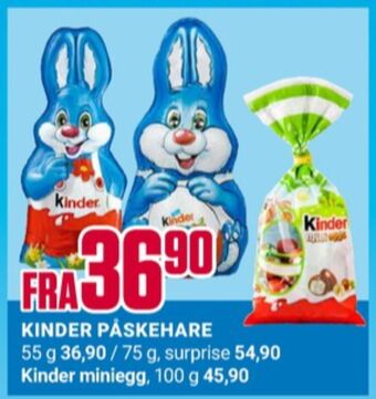 Europris Kinder sjokolade tilbud