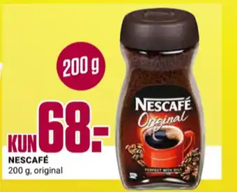 Europris Nescafe instant kaffe tilbud