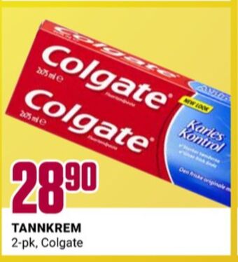 Europris Colgate tannkrem tilbud