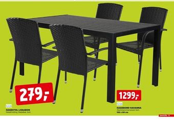 jem & fix Hagebord havanna tilbud