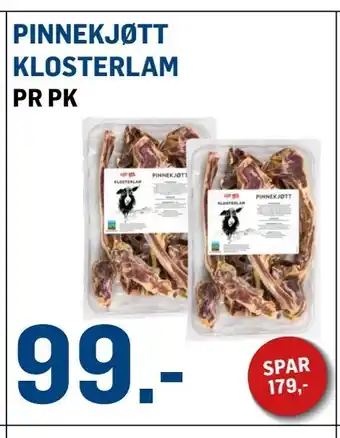 Price Lagerbutikk Pinnekjøtt klosterlam tilbud