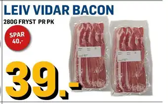 Price Lagerbutikk Leiv vidar bacon tilbud