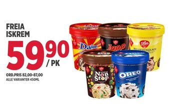 Jacobs Freia iskrem tilbud