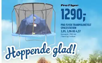 Coop Obs Pro flyer trampolinetelt spacestation 3,05, 3,96 og 4,57 tilbud