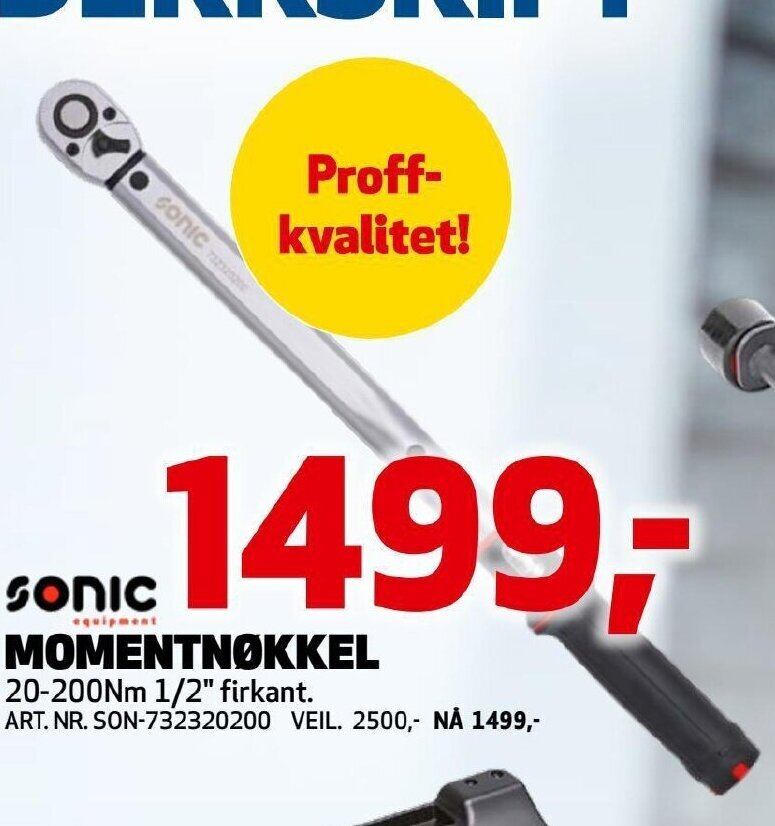 Billig Momentnokkel