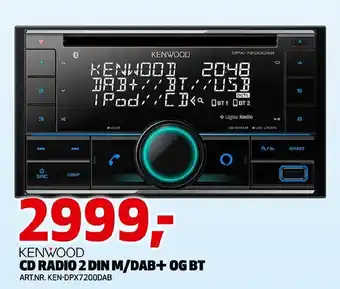 CD radio 2 din ,/dab+ og bt