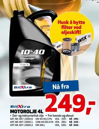Motorolje 4L