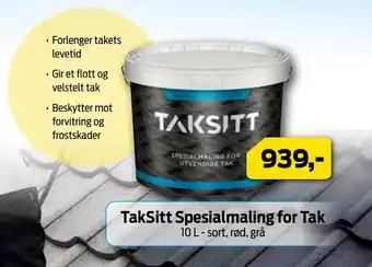 Mal Proff Taksitt spesialmaling for tak tilbud