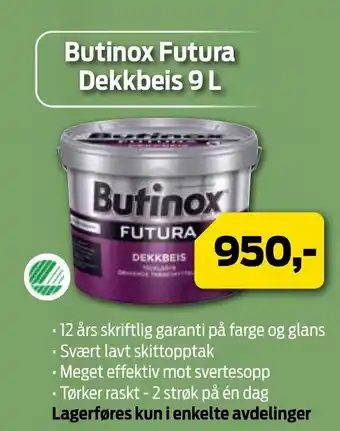 Mal Proff Butinox futura dekkbeis 9 L tilbud
