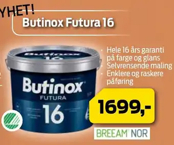 Mal Proff Butinox futura 16 tilbud