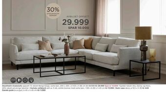Møbelringen Stockholm modulsofa tilbud