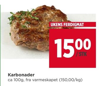 Meny Karbonader tilbud