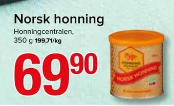Spar Norsk honning tilbud