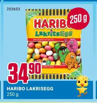 Europris Haribo lakrisegg tilbud