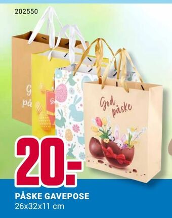 Europris Påske gavepose tilbud