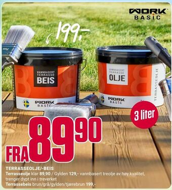 Europris Terrasseolje/-beis tilbud
