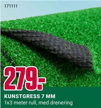 Europris Kunstgress 7 mm tilbud