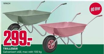 Europris Trillebår tilbud