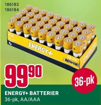 Europris Energy+ batterier tilbud