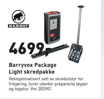 Intersport Barryvox Package Light skredpakke tilbud