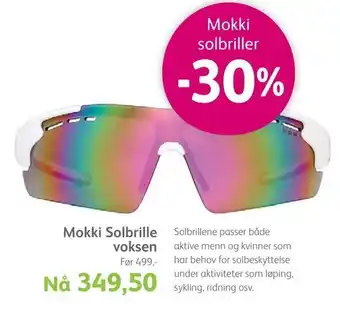 Mokki Solbrille voksen
